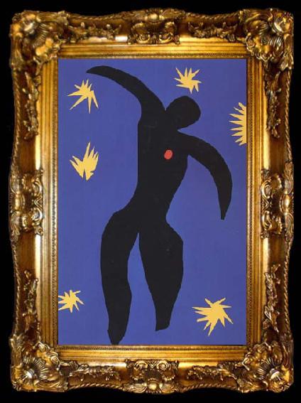 framed  Henri Matisse Icarus (Jazz) (mk35), ta009-2